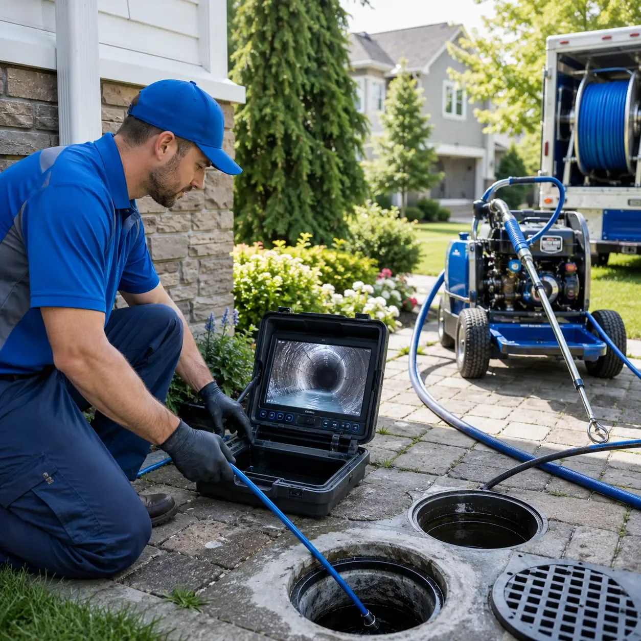 Outdoor drain cleaning professionals serving Wagram, NC